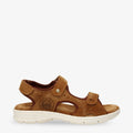 Salton sandalias de piel con forro interior de lycra. camel