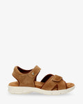 Sanders sandalias de piel con forro interior de lycra. camel