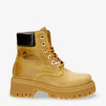 Cleo botas de piel con forro interior de piel. vintage