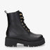 Farai botas de piel con forro interior de pelo. negro