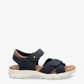Sanders Navy sandalias de piel con forro interior de lycra. marino