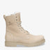 Frisia Igloo botas de piel con forro interior de pelo natural. crudo