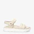 Bety sandalias de piel con forro interior de piel. crudo