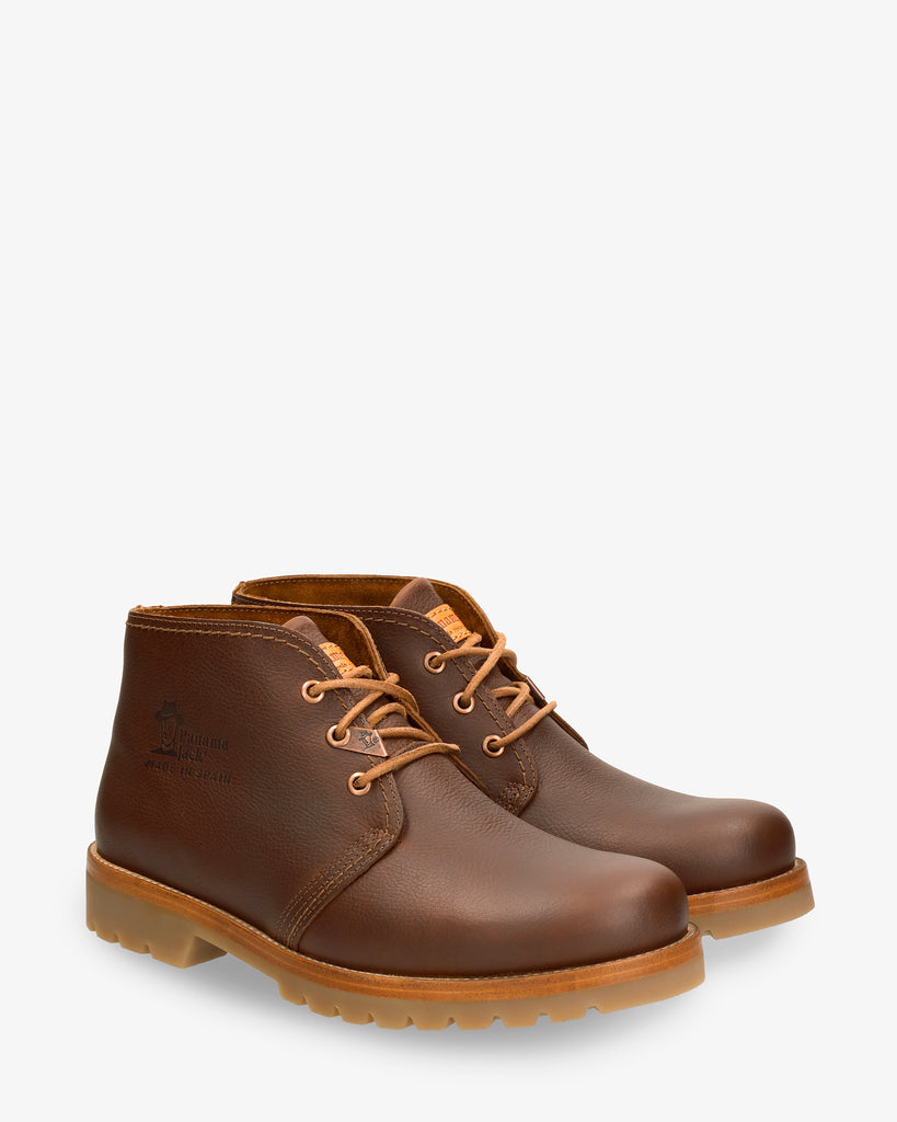 Bota Panama Igloo botas de piel con forro interior de pelo natural. cuero