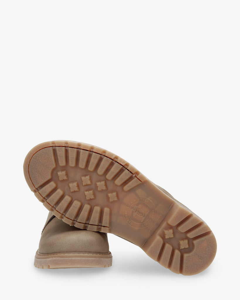 Bota Panama Tor botines de piel con forro interior de piel. piedra