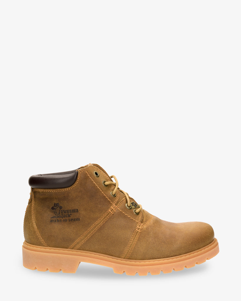 Fargo botines de piel con forro interior de piel. miel