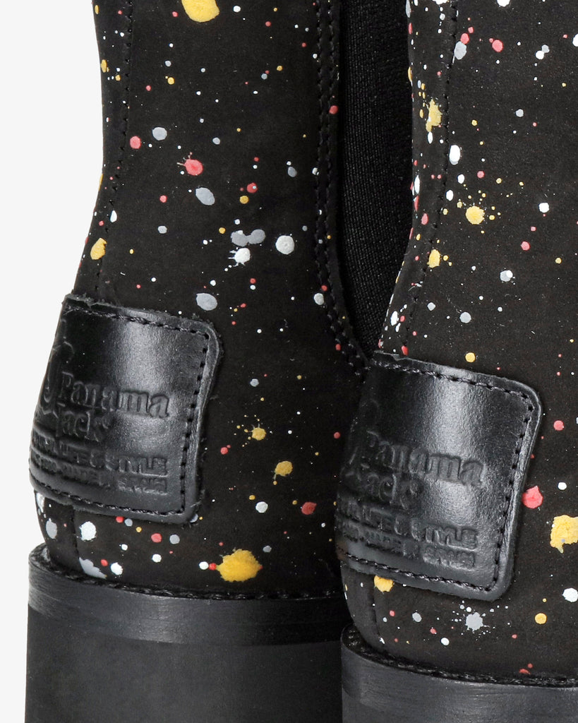 Francesca Ink botas de piel con forro interior de piel. negro