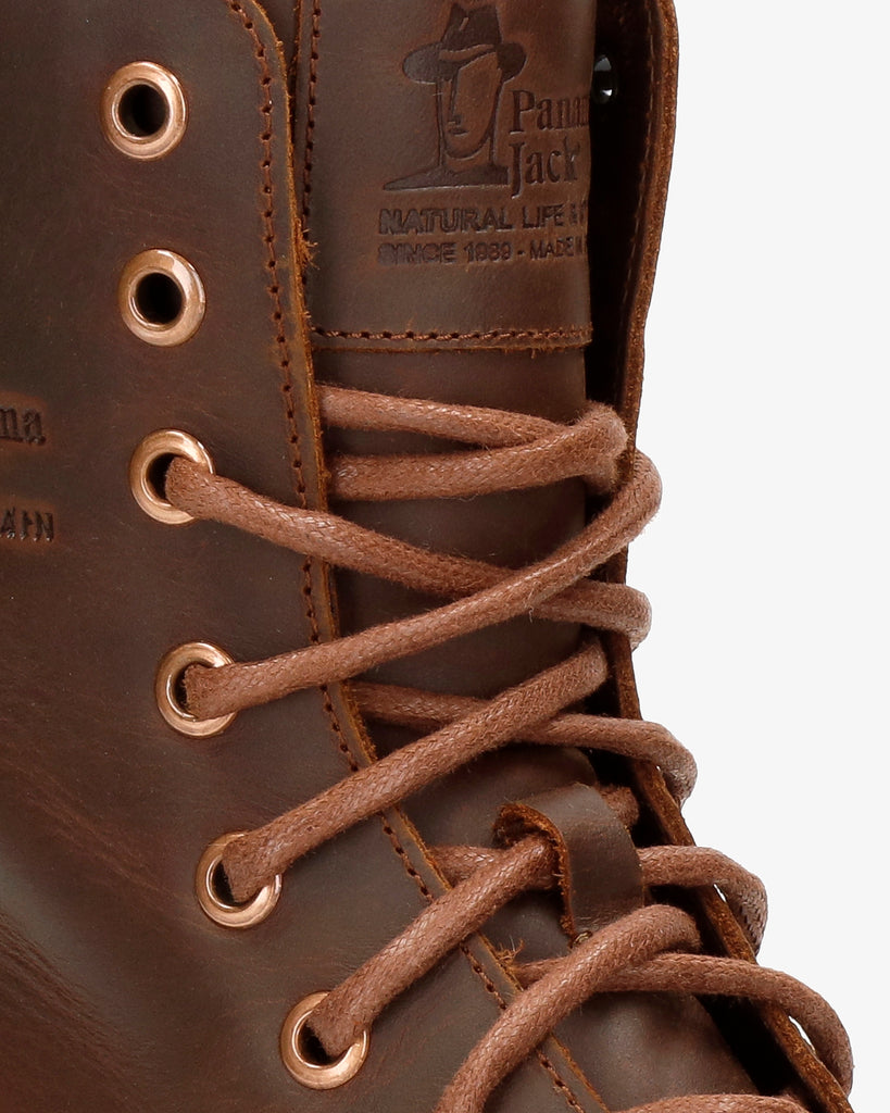 Frisia botas de piel con forro interior de pelo. cuero