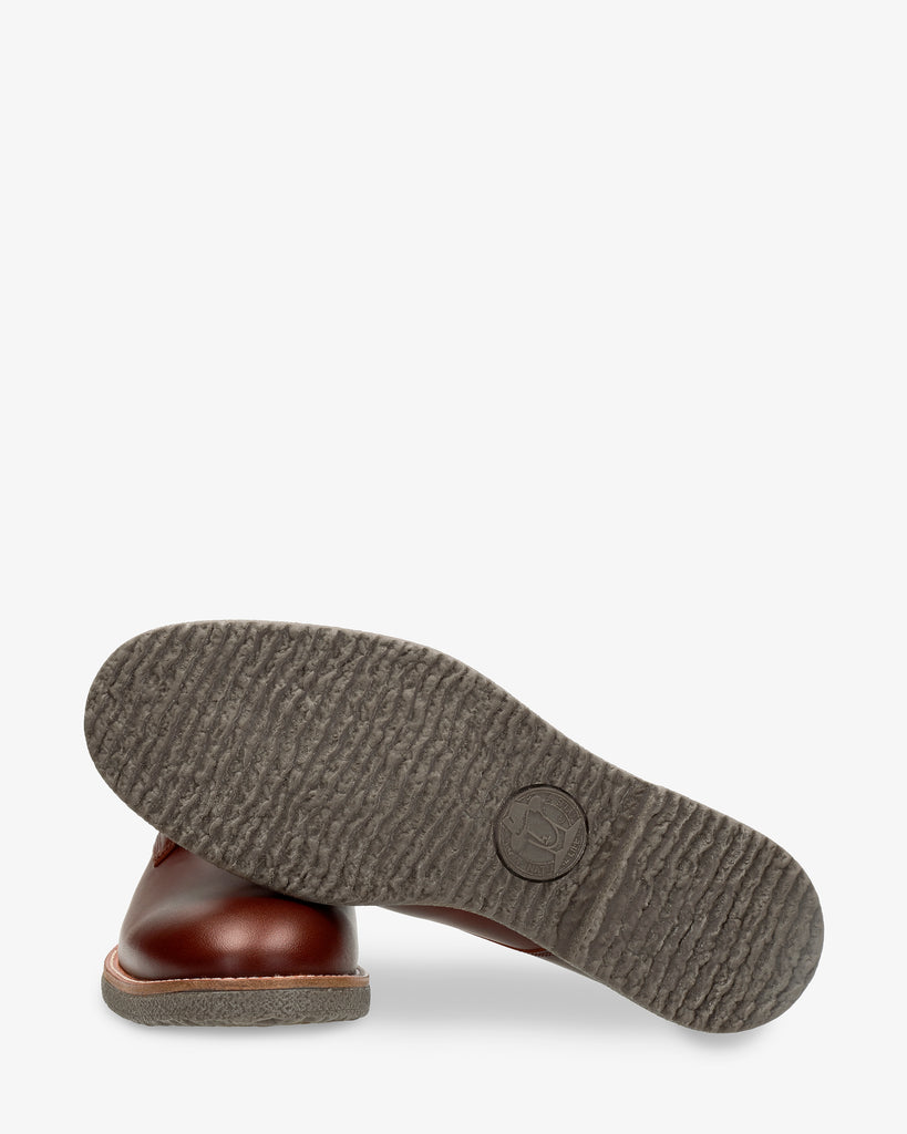 Gante zapatos de piel con forro interior de piel. cuero