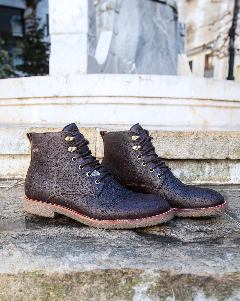 Glasgow Gtx botines de piel con forro interior de gore-tex®. marron