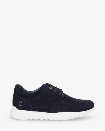 Julius sneakers de piel con forro interior de piel. marino