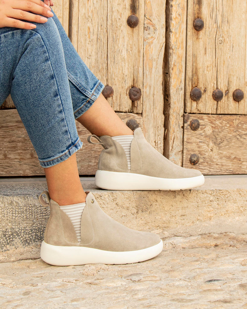 Women s leather flat ankle boots Panama Jack Official