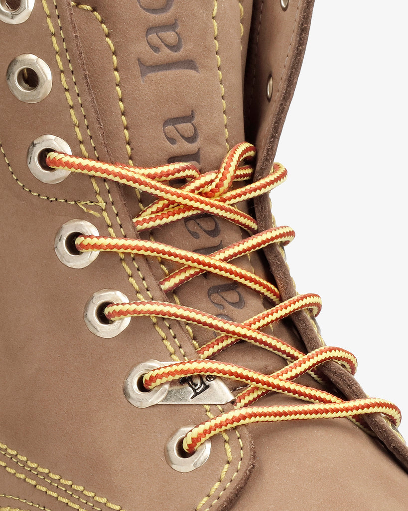 Panama 03 Wool botas de piel con forro interior de lana. avellana