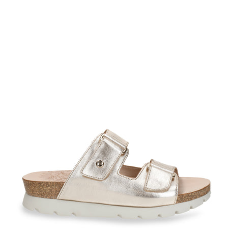 Sade Shine sandalias de piel con forro interior de piel. oro