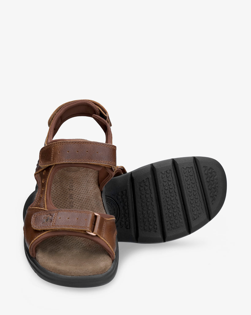 Salton Basics sandalias de piel con forro interior de lycra. cuero