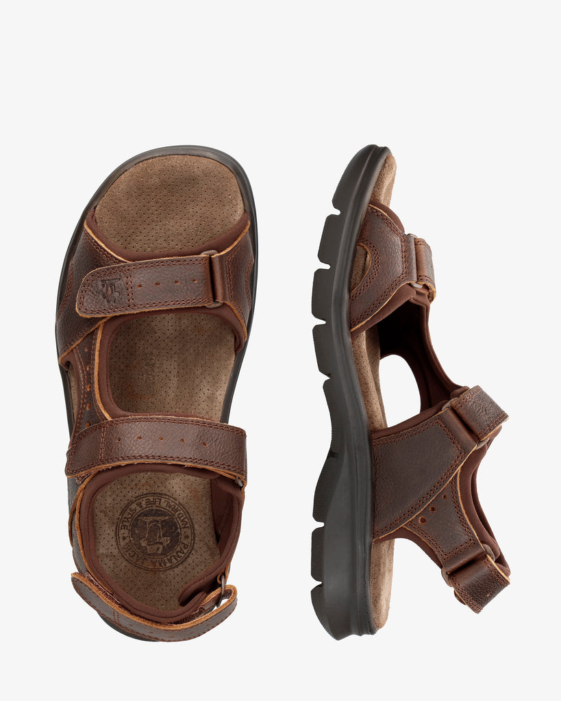 Salton Basics sandalias de piel con forro interior de lycra. cuero