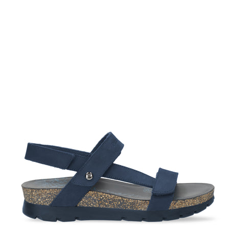 Selma Basics sandalias de piel con forro interior de piel. marino