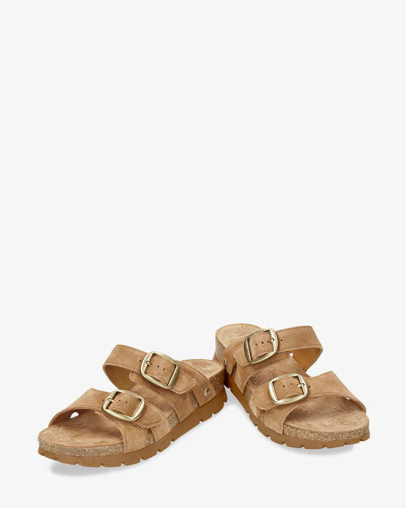 Shirley sandalias de piel con forro interior de piel. cuero