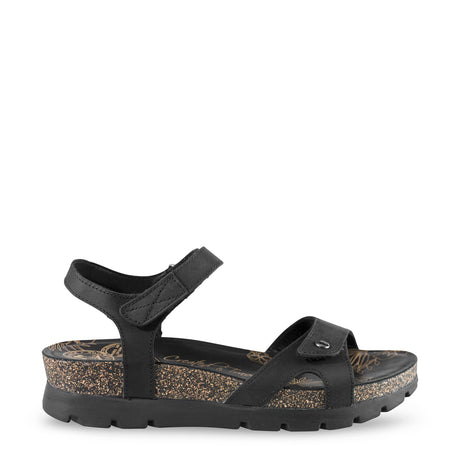 Sulia Basics sandalias de piel con forro interior de piel. negro